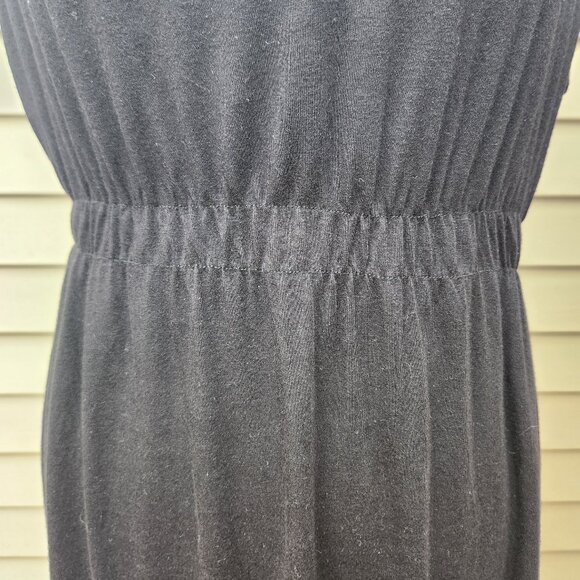 Wilster Black Casual Short Dress V-Neck Sleeveless Stretch Cover-up Solid - Picture 7 of 14